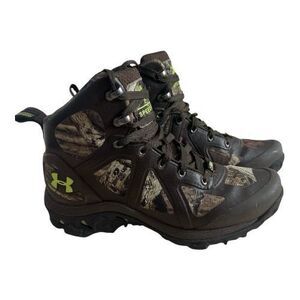 Under Armour Men Speed Freek Chaos Hunting Boots Size 9 Brown Camo Gore-Tex